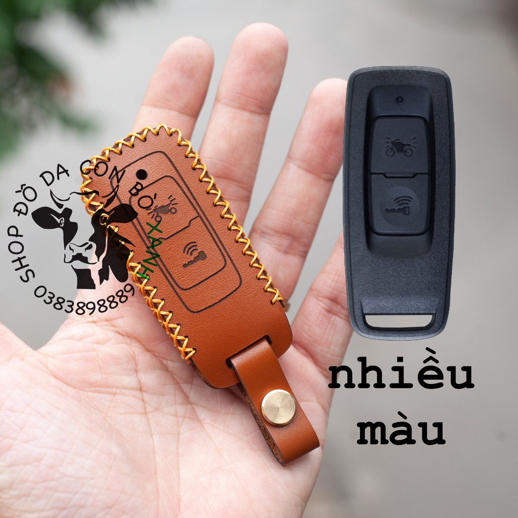 Bao Da Chìa Khóa Honda Vision 2021 handmade da thật (phom mới)