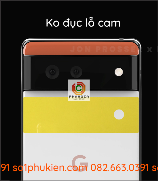 Dán camera Google Pixel 6 dẻo ppf bảo vệ
