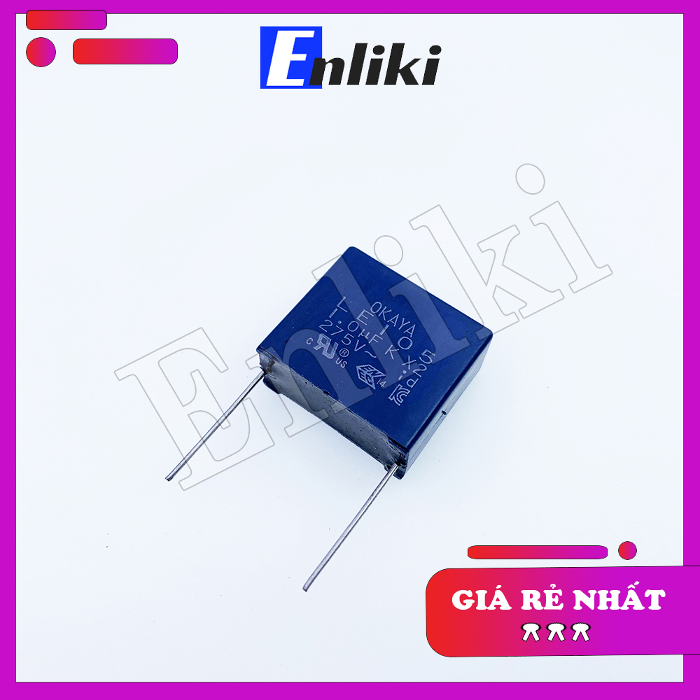 Tụ 1uF 275V OKAYA 105 20mm