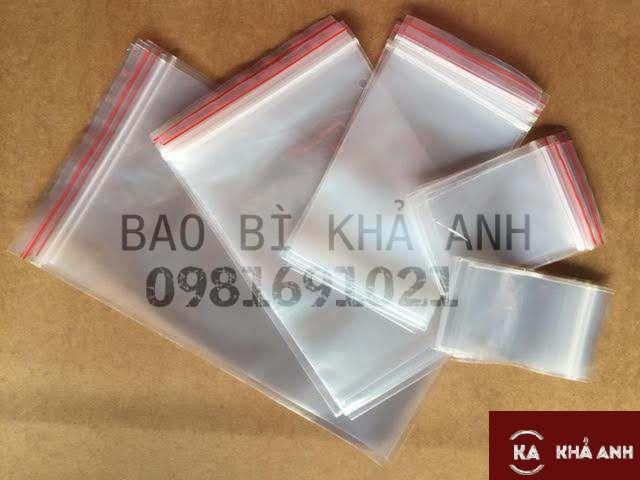 TÚI ZIP SỌC ĐỎ SIZE 35x45 cm [1kg]