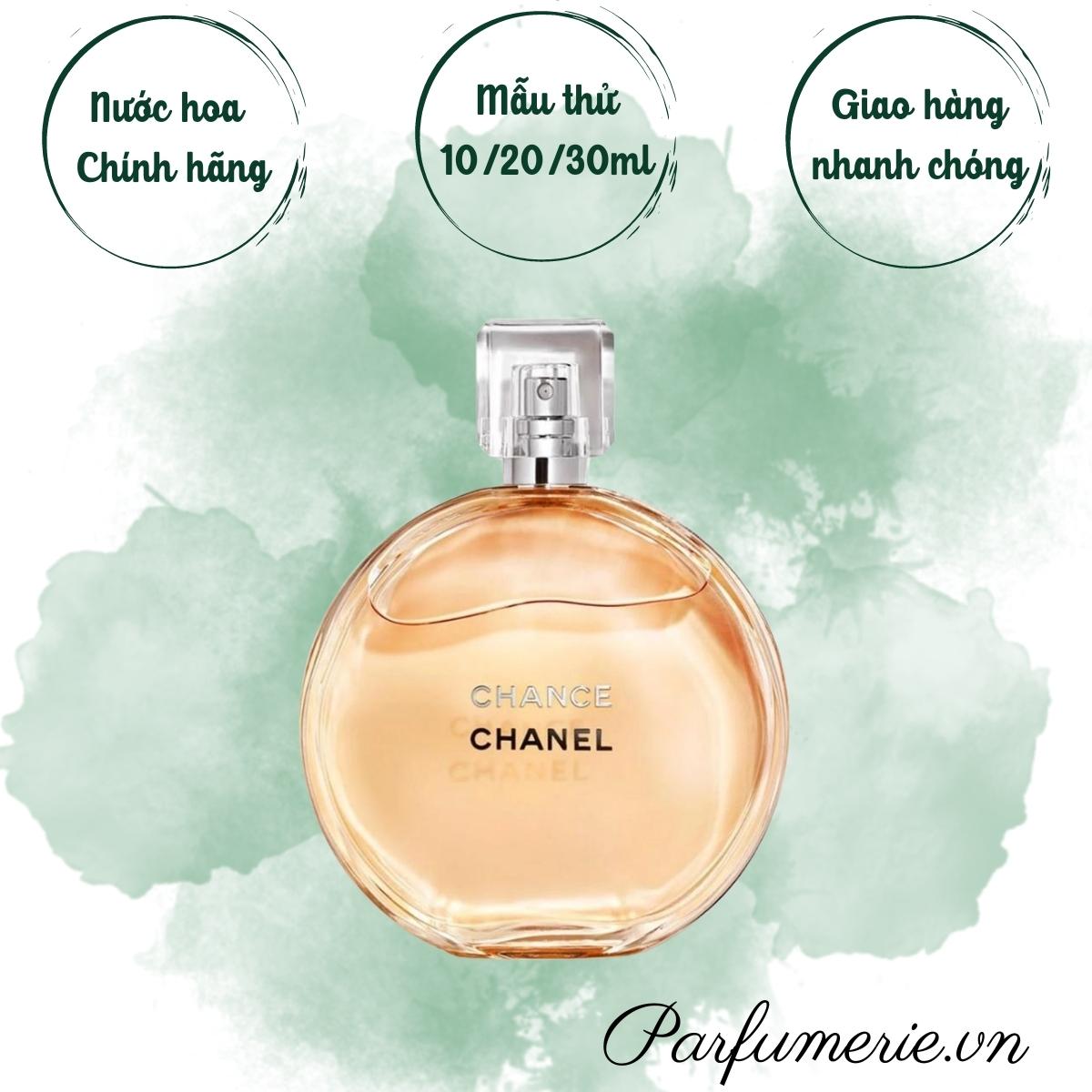 Mẫu thử Nước hoa CHANCE Edt; Nước hoa nữ sang trọng, gợi cảm, quyến rũ