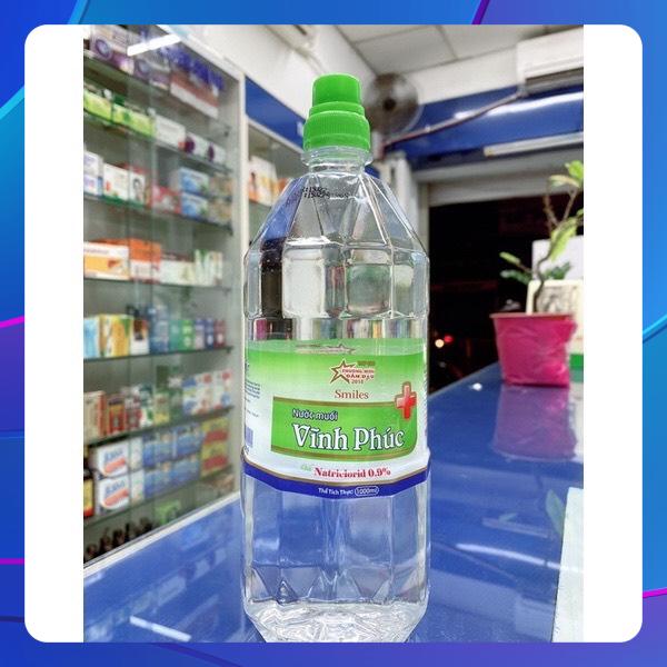 Nước muối sinh lý Vĩnh Phúc 500ml/ 1000ml