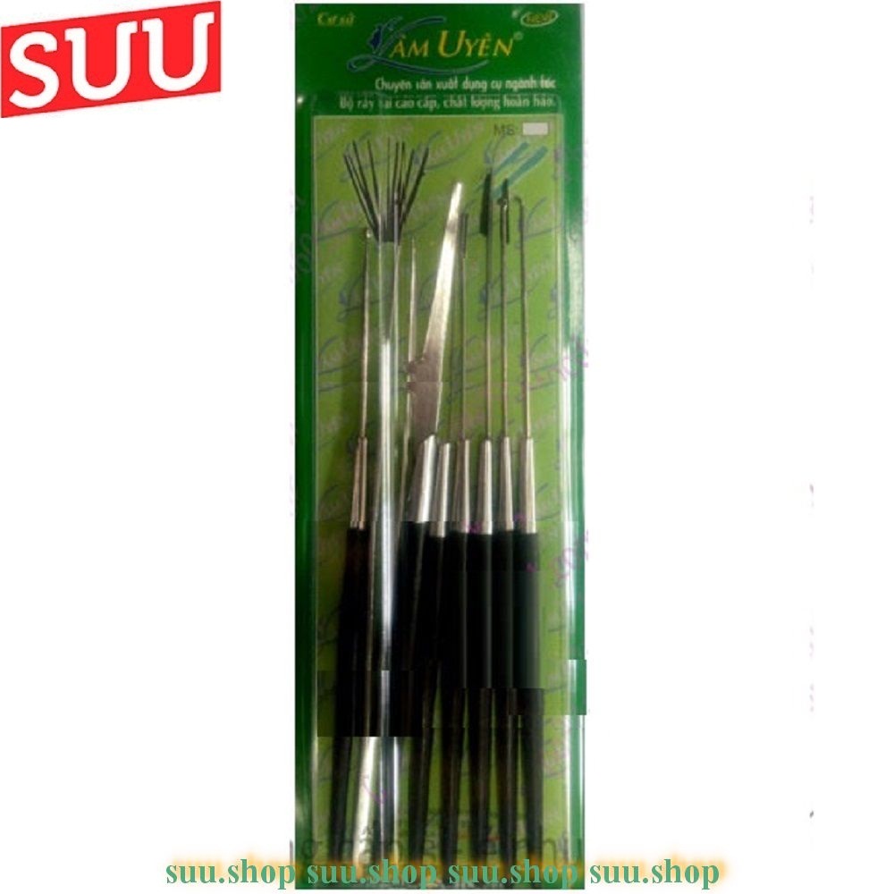 Bộ ráy tai cao cấp Lâm Uyên 8 món dạng vỉ