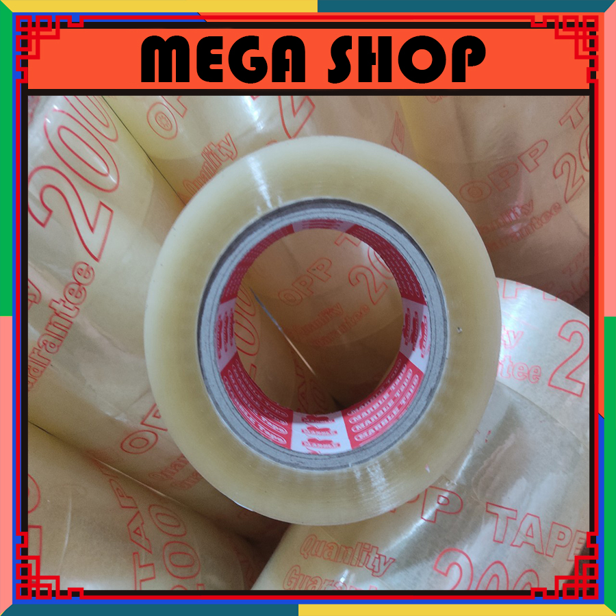 1 cuộn Băng keo băng dính trong (4,8cm-200yard ) chịu lực tốt