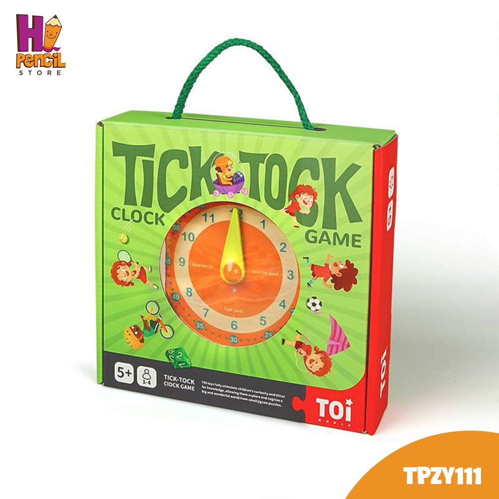 Đồ Chơi TOI Bộ Game Bé Học Xem Đồng Hồ