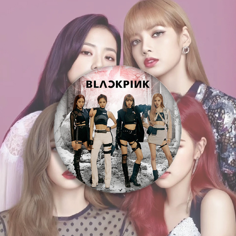 Huy hiệu BlackPink ghim cài áo balo túi hình Thần Tượng Kpop