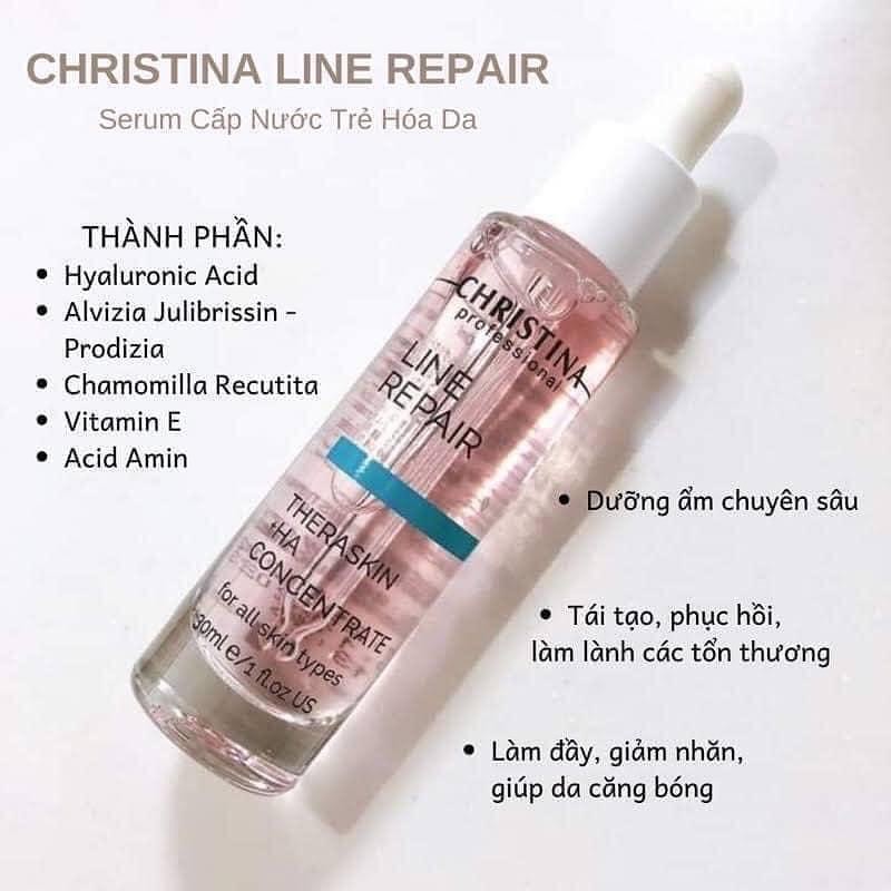 SERUM CẤP NƯỚC TRẺ HÓA LÀN DA CHRISTINA + 4% LAZADA