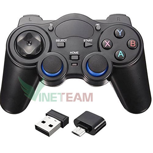 Tay cầm chơi game không dây usb bluetooth 2.4g tgz-850m cho pc, laptop / điện thoại, tv android, tv box -dc2832