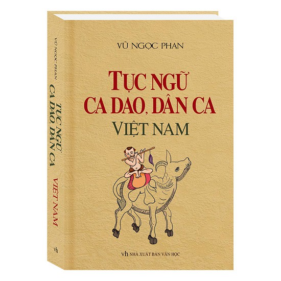 Sách - Tục Ngữ, Ca Dao, Dân Ca Việt Nam (Tái Bản) bìa cứng - Mhbooks tặng bookmark