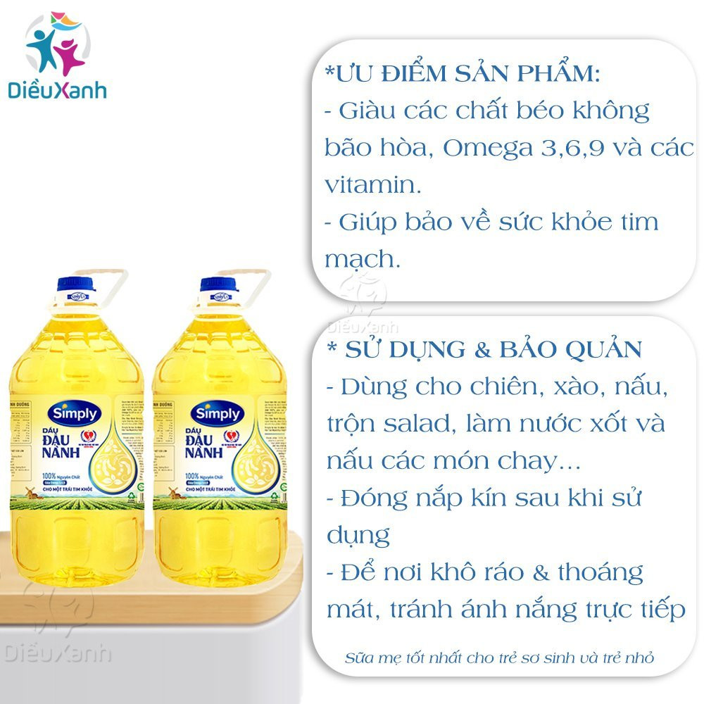 Dầu Ăn Đậu Nành Simply (2L)