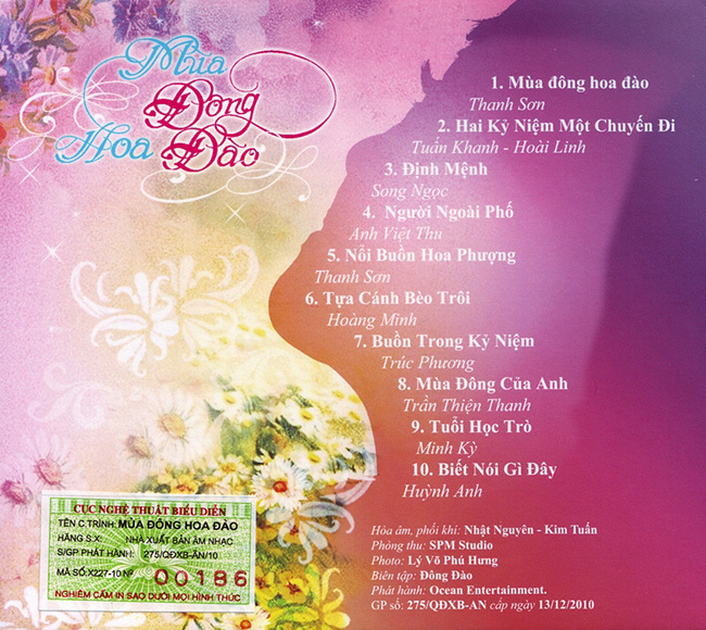 Mùa Đông Hoa Đào - Đông Đào (Ocean Ent. CD)