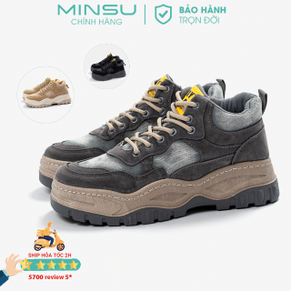 Giày Sneaker Nam Chunky Tăng Chiều Cao MINSU M3803 Giày Thể Thao Nam Độn thumbnail