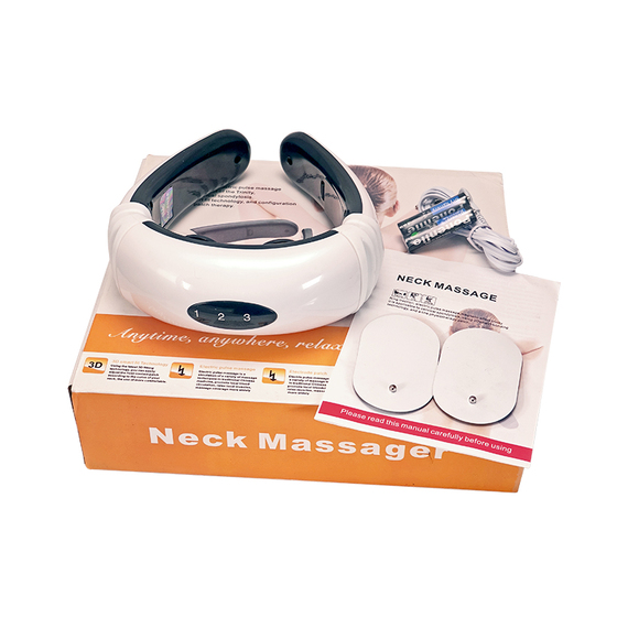 XẢ KHO 3 NGÀY - Máy massage cổ vai gáy thư giãn nhiều chế độ, dụng cụ mát xa xung điện, trị chứng đau mỏi cổ lâu năm, dùng cho người ngồi nhiều, cúi nhiều, may massage co vai gay thu gian nhieu che do