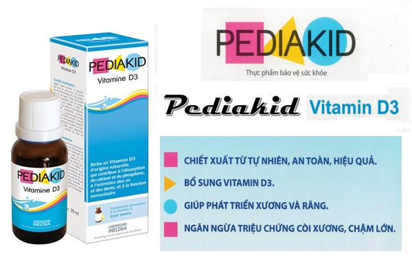 Pediakid Vitamin D3 Cho Trẻ Sơ Sinh Lọ 20ml