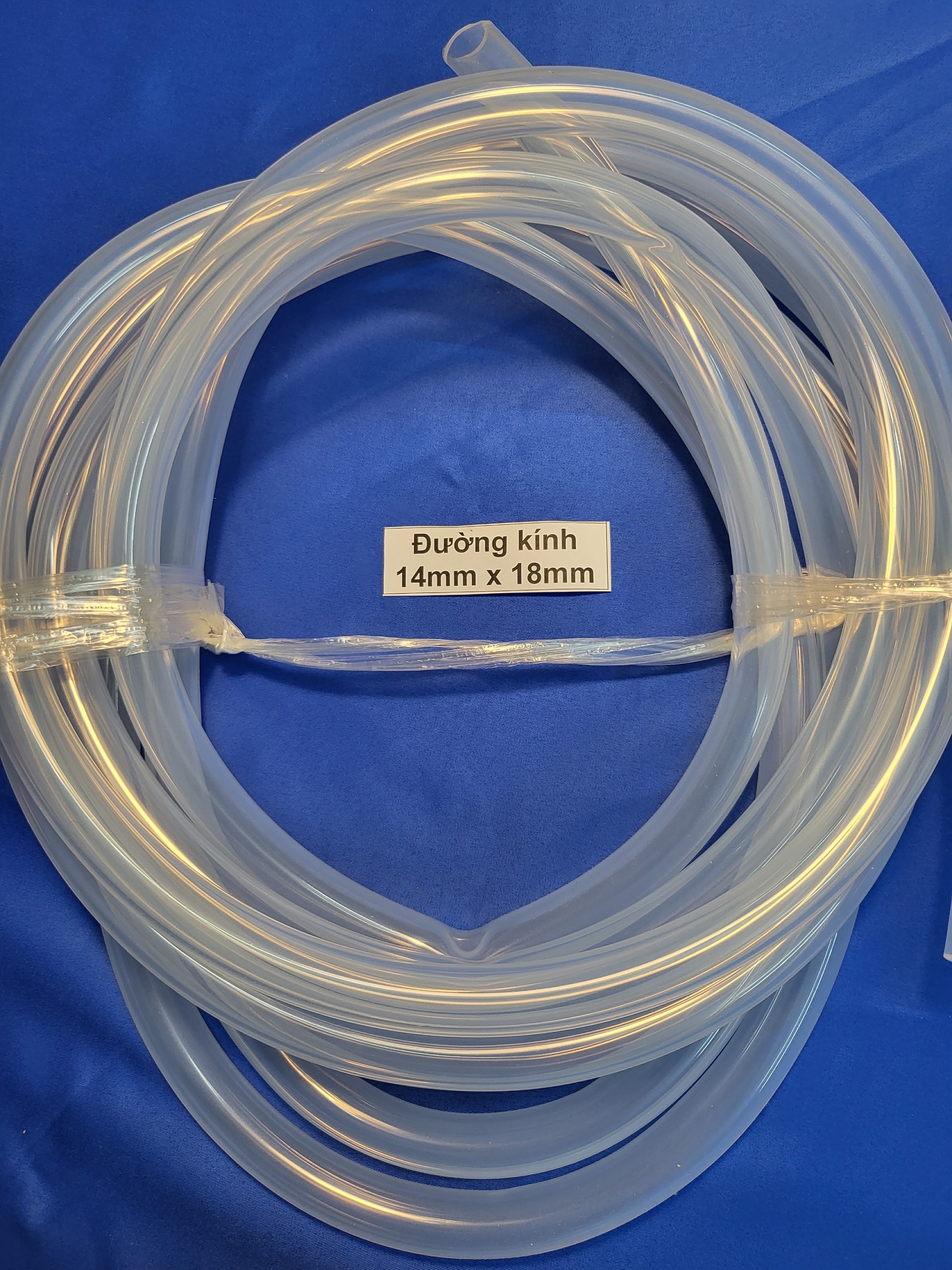 Ống silicon TRONG SUỐT phi 5, 6, 8, 9, 10, 12, 14 mm (giá/ 1 mét, bán số mét theo yêu cầu)