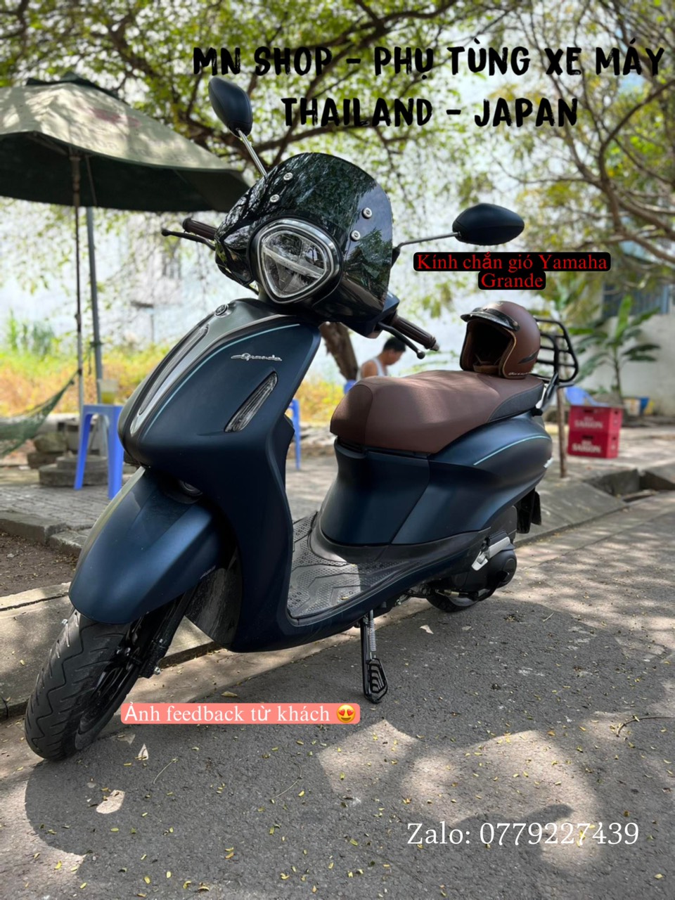 Kính chắn gió Yamaha Grande