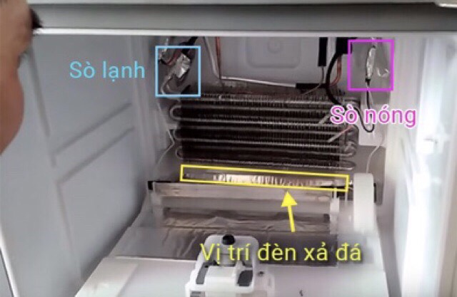 Combo Bộ Xả Đá Tủ Lạnh Sanyo ( Sò Lạnh +Sò Nóng +Bóng Sấy +Đồng Hồ Thời Gian)