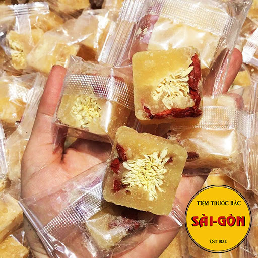 20 viên trà hoa cúc đường phèn mật ong