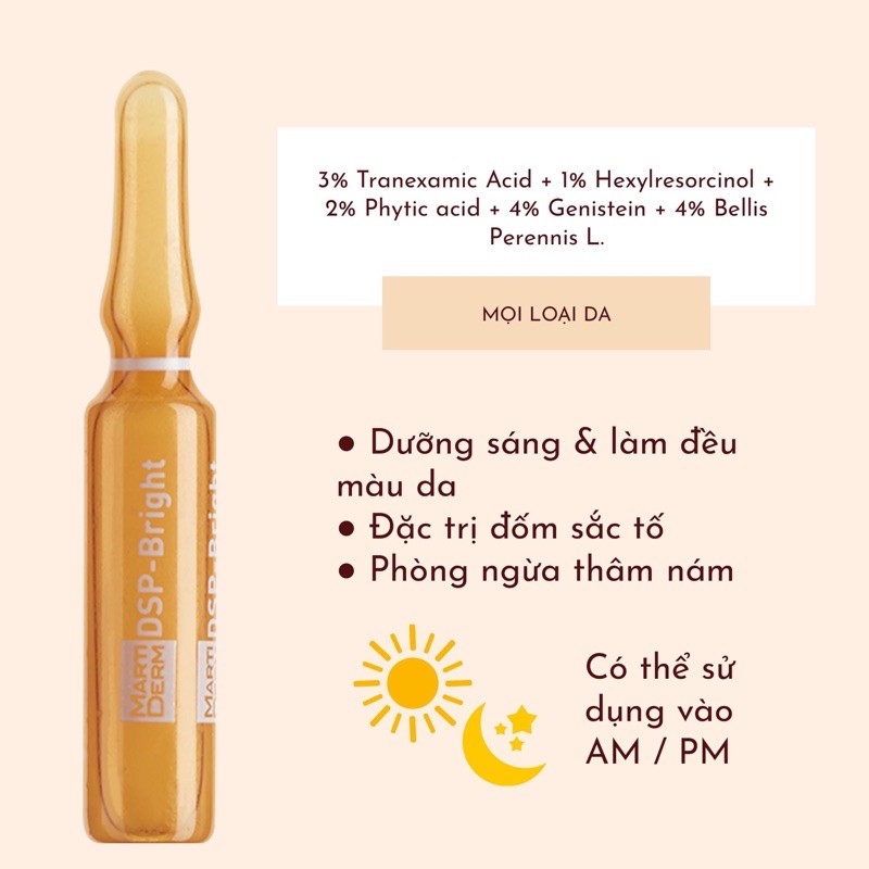 [MARTIDERM] Tinh chất làm sáng da, mờ thâm MartiDerm Pigment Zero DSP Bright