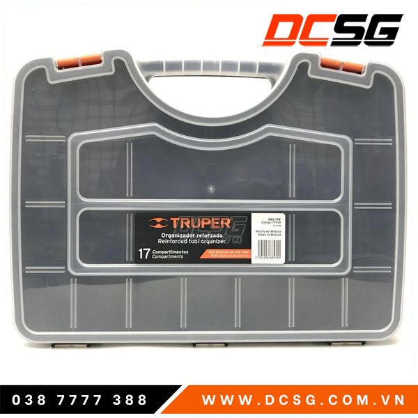 Hộp đựng mũi khoan và vít 17 ngăn Truper - 19939