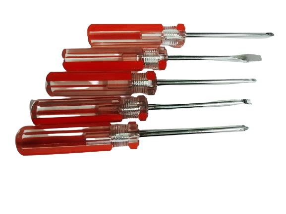 (HCM)Bộ Tua Vít 5 cây Chuyên Dụng 5 Đầu Đa dạng (Đầu bake 3 cạnh chữ Y rãnh lõm Đầu dẹp và Triangle head) - V20