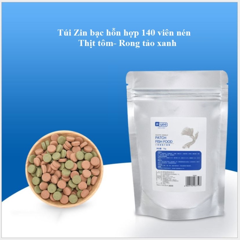 Thức ăn dính kính cho cá ăn (hộp 150-160v)