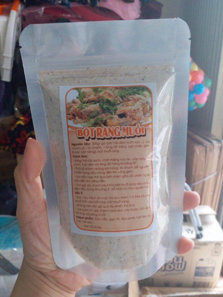 Bột Muối Rang - loại 500g (dễ dàng chế biến các món gà / hải sản/ sườn sụn rang muối)