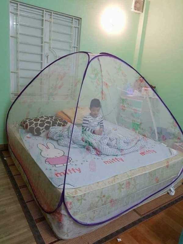 [HCM]( BÙNG NỔ THÁNG GIẢM GIÁ ) MÙNG CHỤP TỰ BUNG CHỐNG MUỖI 1M8X2M