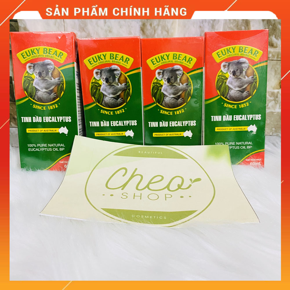 [HCM][MẪU MỚI] Dầu khuynh diệp Úc Euky Bear 60ml