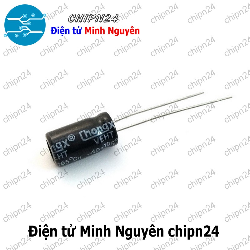 [10 con] (F249) Tụ hóa 10uF 100V (6x11mm) - HH004326