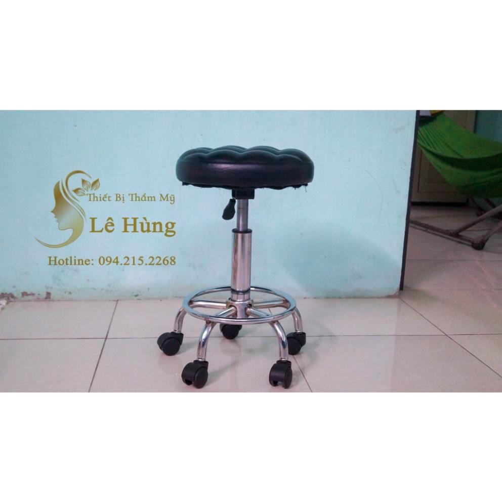 Ghế Spa DA MÚI Chân Xoay Loại Đẹp( hàng có sẵn )