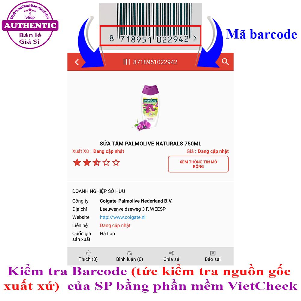 SỮA TẮM PALMOLIVE NATURALS 750ML