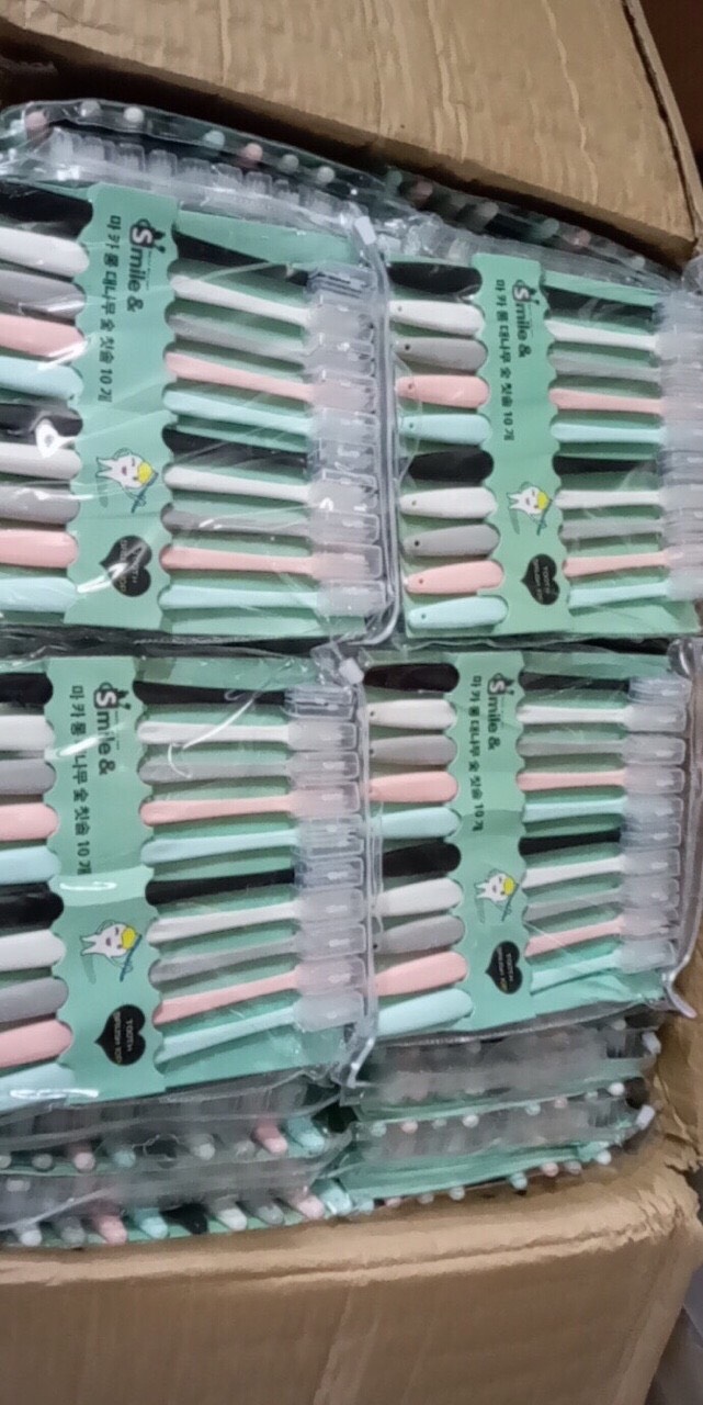 SET 10 BÀN CHẢI ĐÁNH RĂNG XUẤT NHẬT