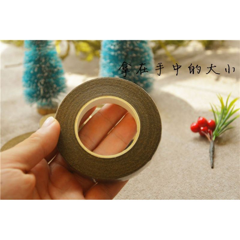 Băng dính sáp xanh cuốn cành làm hoa