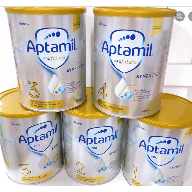 Sữa Aptamil Profutura Úc 900gr đủ số 1,2,3,4 (MẪU MỚI)
