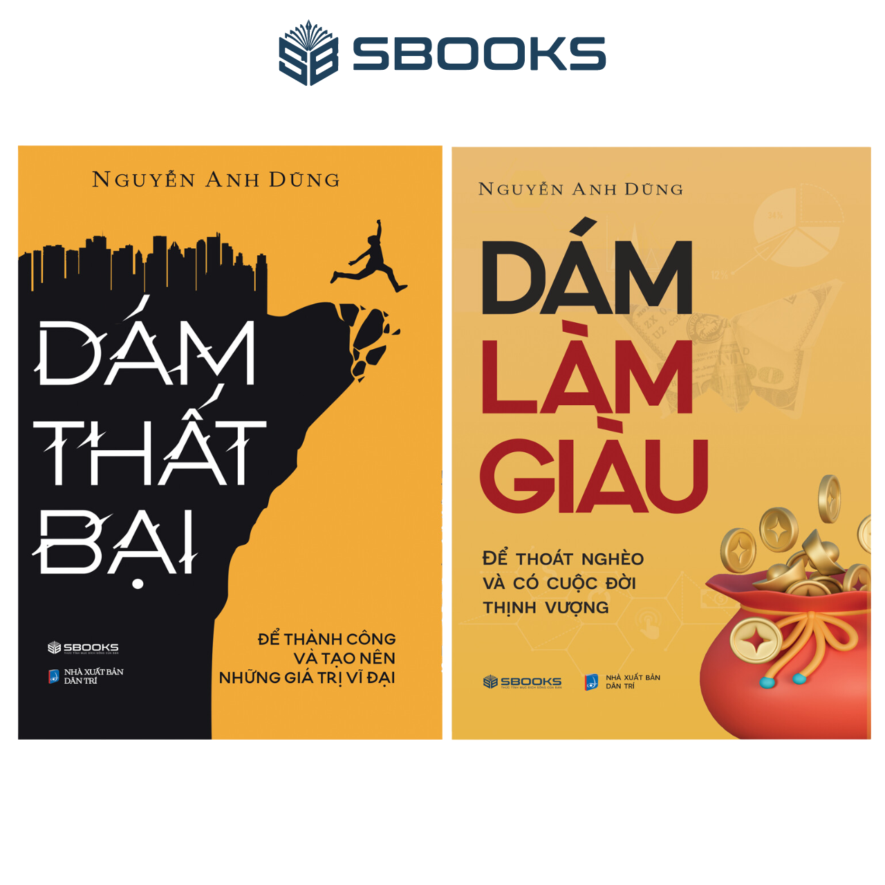 Combo 2 cuốn : dám làm giàu + dám thất bại - sbooks