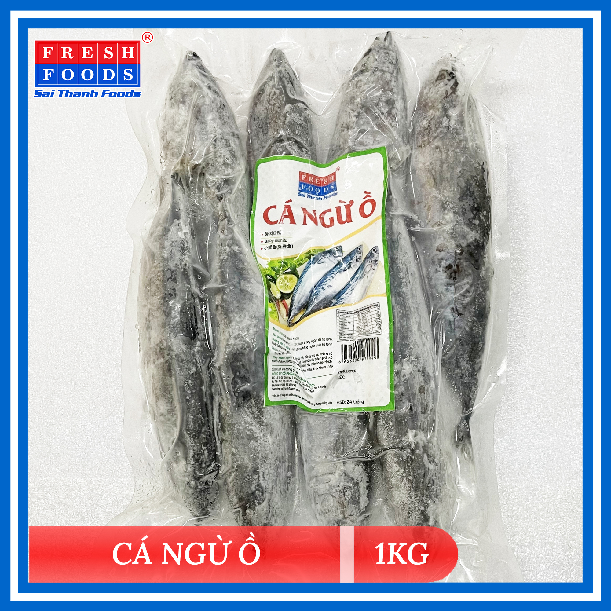 [HCM] Cá Ngừ Ồ (1kg/Túi) - SaiThanhFoods