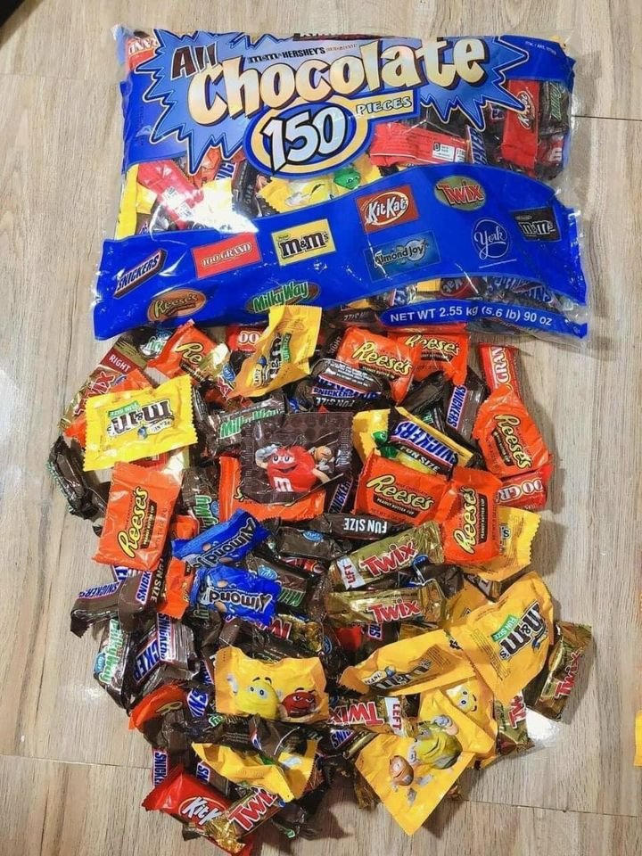 Date 07/26  Socola Kirkland tổng hợp Mỹ - All Chocolate  Kirkland 500g