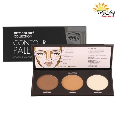 Bảng tạo khối v&agrave; Highlight 3 &ocirc; City Color Contour Effects
