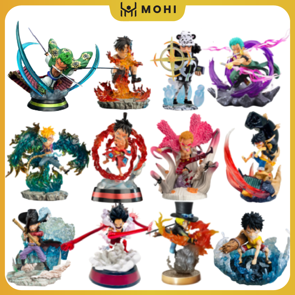 [Có bản LED] - Mô hình Doflamingo cao 12cm full BOX, mô hình One Piece