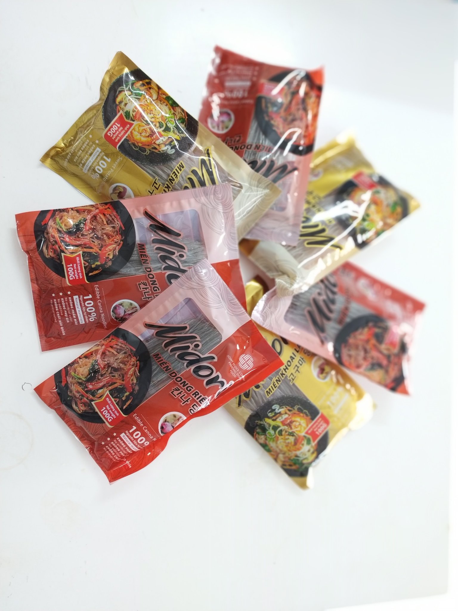 Combo 10 gói Miến Dong Riềng MIDORI 100g