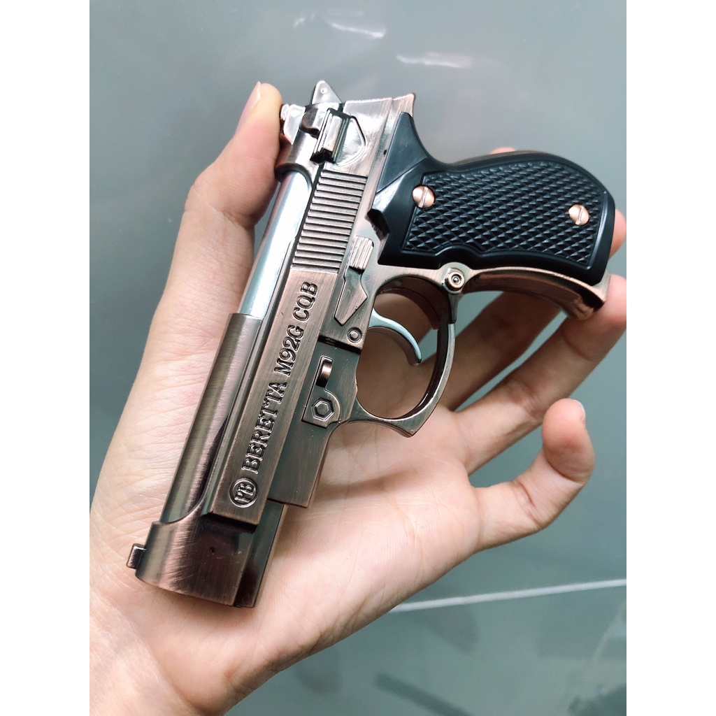 Hột quẹt bật lửa mô hình M-92 size 11cm cực chất
