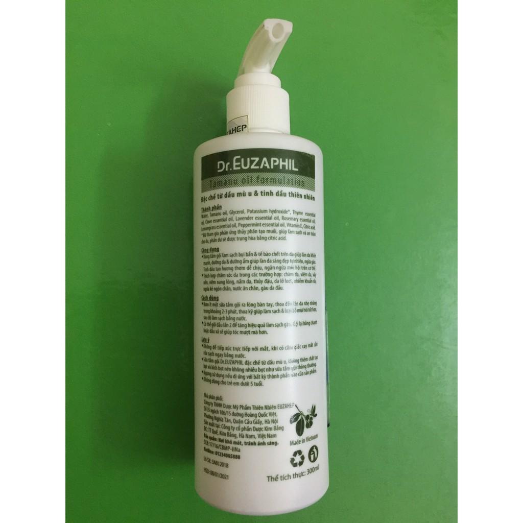 SỮA TẮM GỘI DR. EUZAPHIL POTENT NATURAL CLEANSER 300ML