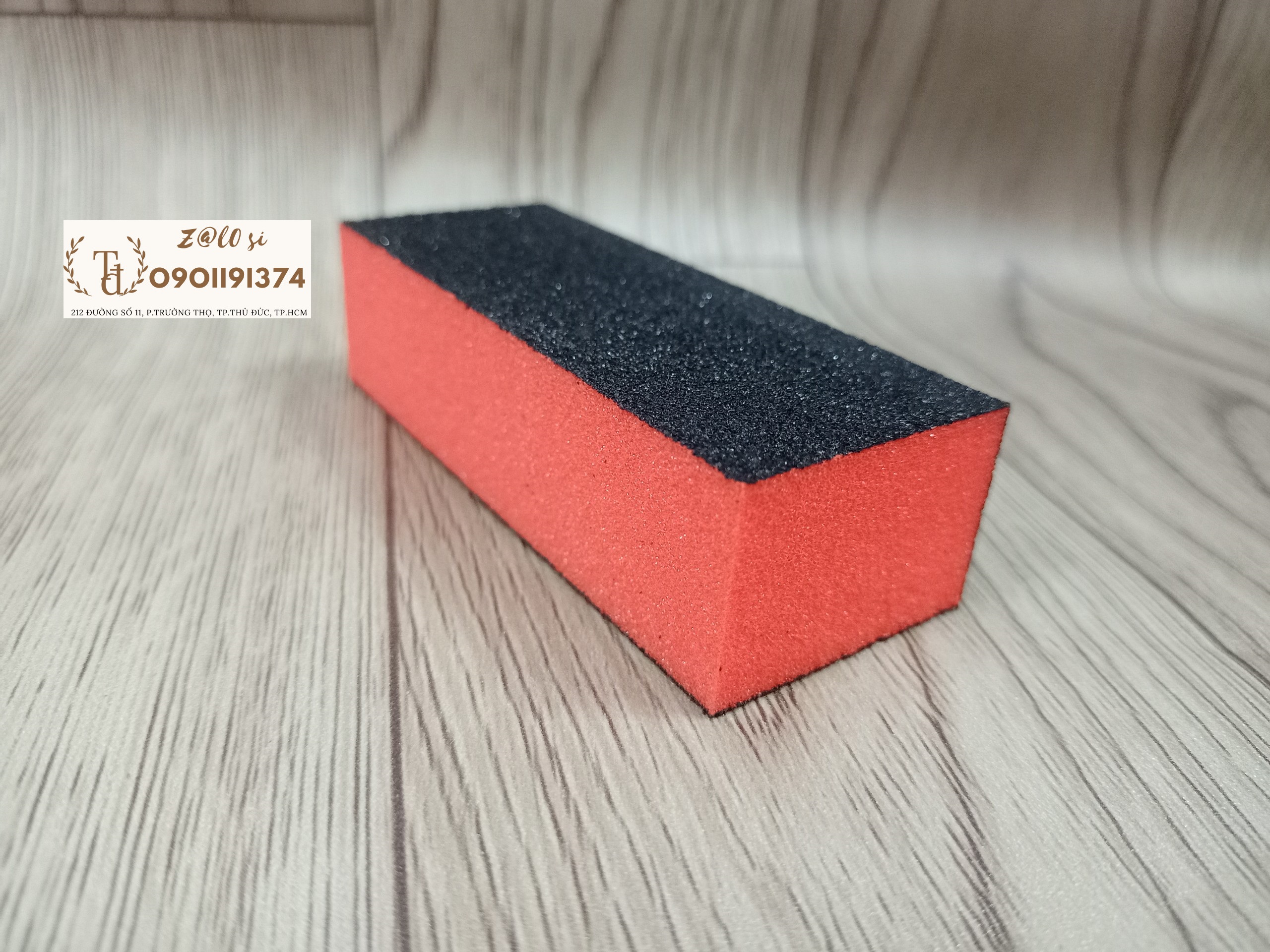1 cục Buffer chữ nhật chà nhám 3 mặt