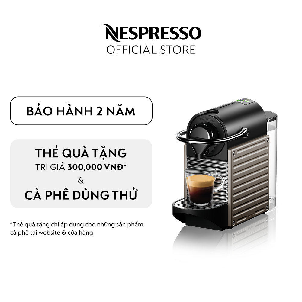 Nespresso Pixie Coffee Capsule Machine - Titan