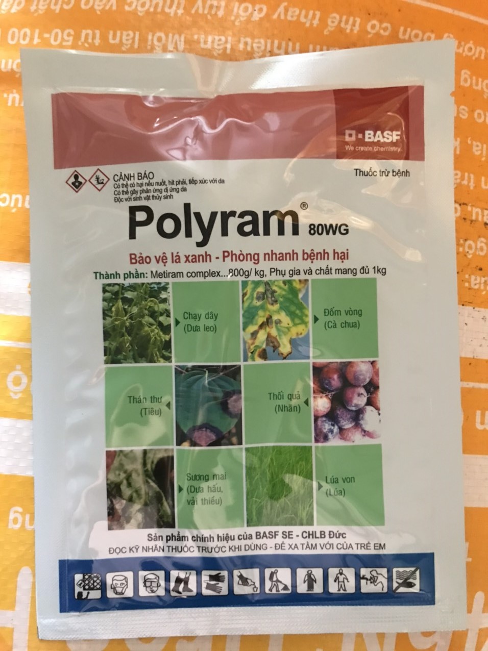 Thuốc trừ bệnh Polyram 80wg
