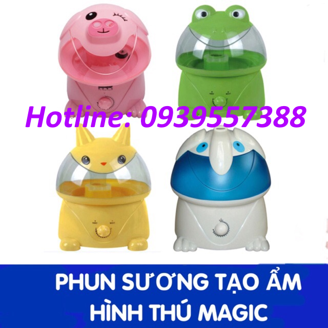 MÁY PHUN SƯƠNG TẠO ẨM HÌNH THÚ CHO BÉ , MÁY PHUN SƯƠNG PHÒNG ĐIỀU HÒA - Kalpen
