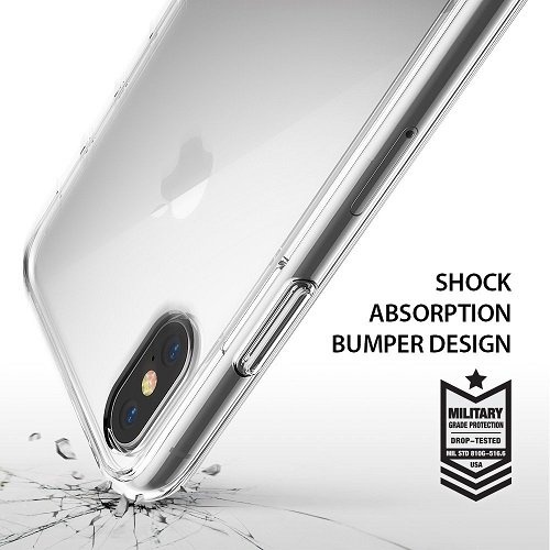 Ốp lưng iPhone Xs / X Ringke Fusion (trong suốt)