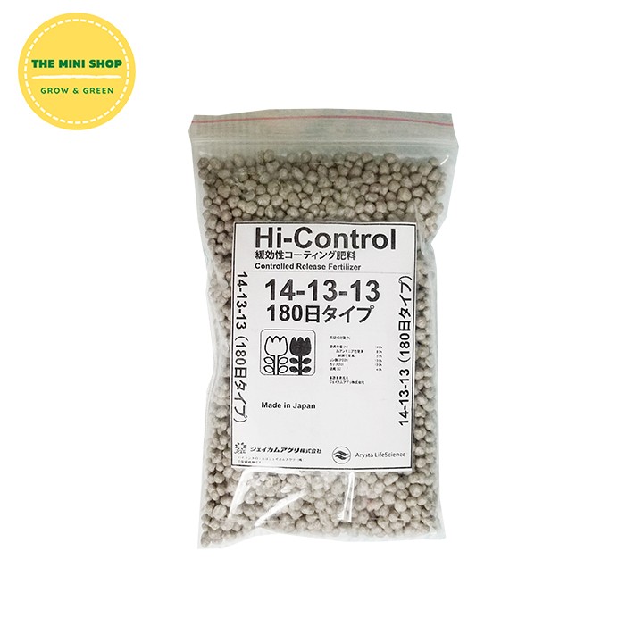 Gói 200g phân chì tan chậm Nhật Bản Hi control