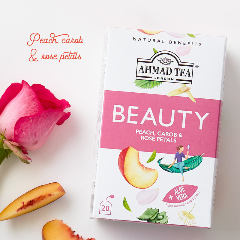 Trà thảo mộc Ahmad Organic Premium - BEAUTY Infusion